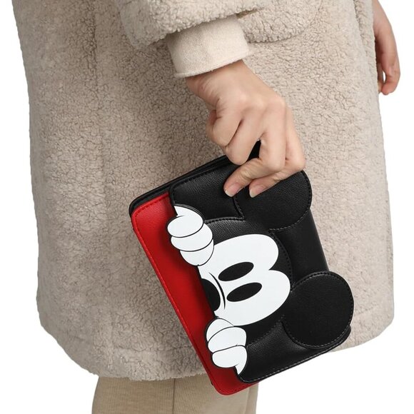 Disney Mickey Mouse Crossbody Wallet, OSFA, Red - Picture 7 of 7
